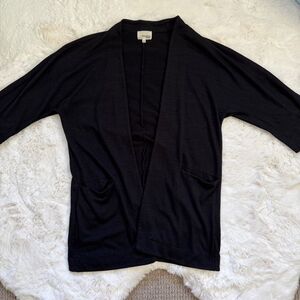 Aritzia Open Cardigan XXS - Black